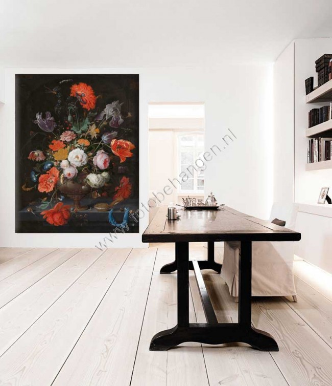 bol.com | Boeket van bloemen in een vaas - Schilderij van Vincent van Gogh  fotobehang vinyl...
