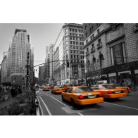 Vlies fotobehang Taxi in Manhattan